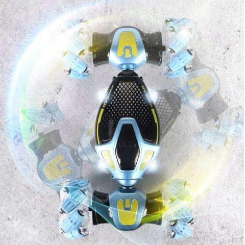 Rc Auto 4X4 Twister Drift, Gesty, Terenowe Koła, Led, Zielone + Pilot Usb