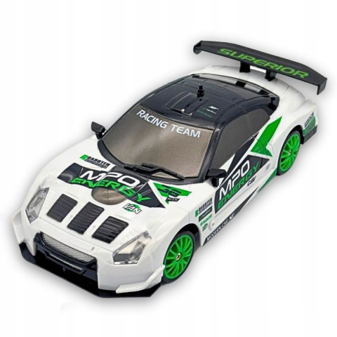 Rc Auto Drift 4X4 Zdalnie Sterowane, Nissan Gt-R, Pilot 2.4Ghz, Akumulator
