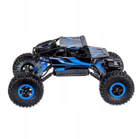 Samochód Zdalnie Sterowany 4X4 Terenowy Rc, Pilot, Akumulator Abs Niebieski