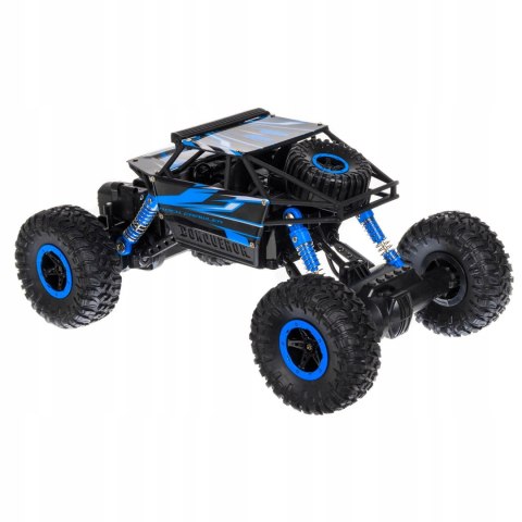 Samochód Zdalnie Sterowany 4X4 Terenowy Rc, Pilot, Akumulator Abs Niebieski