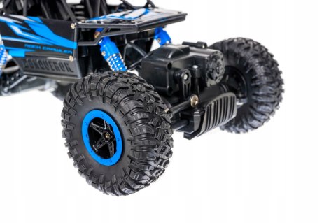 Samochód Zdalnie Sterowany 4X4 Terenowy Rc, Pilot, Akumulator Abs Niebieski