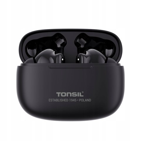 Słuchawki Bezprzewodowe Tonsil T50bt Czarne Bluetooth 5.3 Ipx5 Dokanałowe