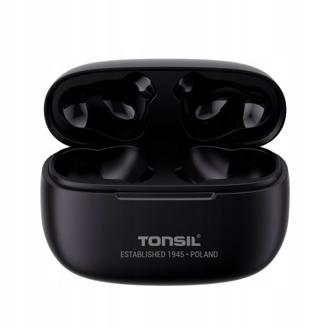 Słuchawki Bezprzewodowe Tonsil T50bt Czarne Bluetooth 5.3 Ipx5 Dokanałowe
