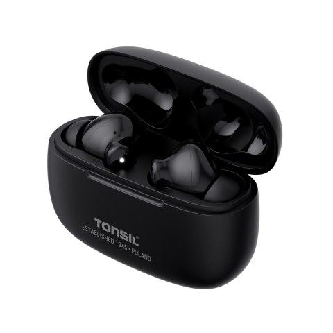 Słuchawki Bezprzewodowe Tonsil T50bt Czarne Bluetooth 5.3 Ipx5 Dokanałowe