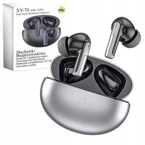 Słuchawki Bezprzewodowe Tws Xy-70 Z Anc, Bluetooth 5.3 I Powerbankiem