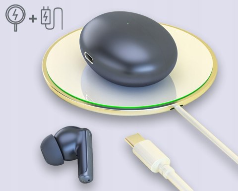 Słuchawki Bezprzewodowe Tws Xy-70 Z Anc, Bluetooth 5.3 I Powerbankiem