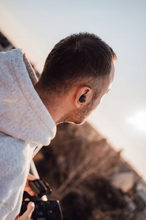 Słuchawki Bluetooth 5.1 Earbuds Bte500 - Mikrofon, Powerbank, Sportowe