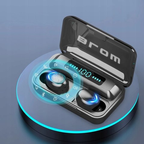 Słuchawki Bluetooth 5.1 Earbuds Bte500 - Mikrofon, Powerbank, Sportowe