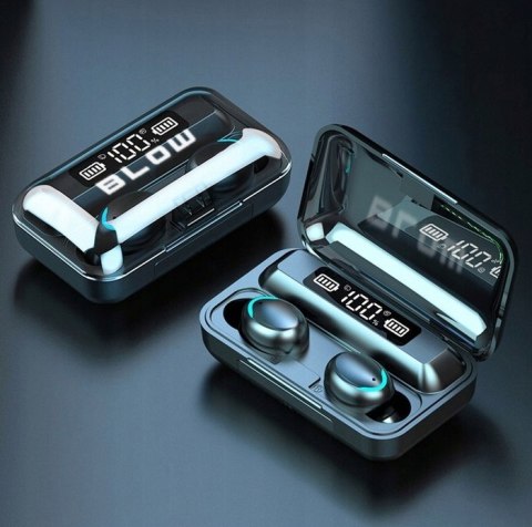 Słuchawki Bluetooth 5.1 Earbuds Bte500 - Mikrofon, Powerbank, Sportowe