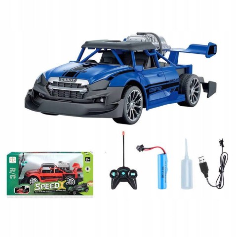 Zdalnie Sterowane Auto R/C Z Efektem Dymu I Świateł Led 20 Km/H, 3 Kolory