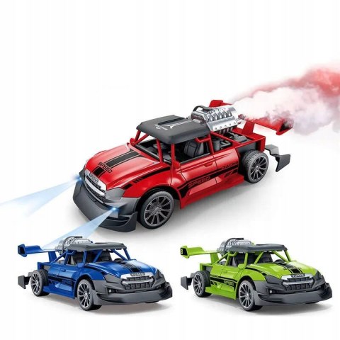 Zdalnie Sterowane Auto R/C Z Efektem Dymu I Świateł Led 20 Km/H, 3 Kolory