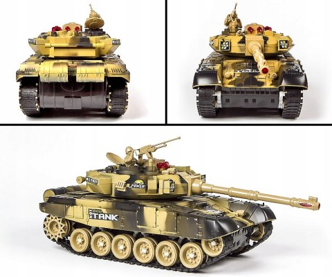 Zdalnie Sterowany Czołg War Tank 360º Z Efektami Świetlnymi I Dźwiękowymi