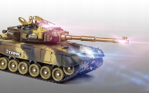 Zdalnie Sterowany Czołg War Tank 360º Z Efektami Świetlnymi I Dźwiękowymi