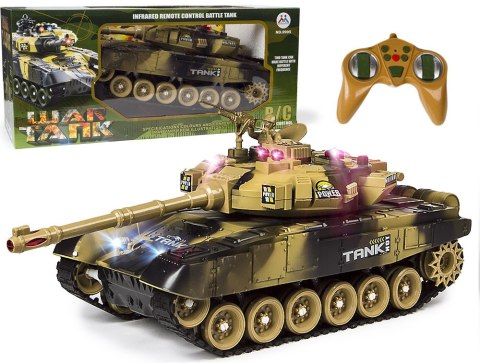 Zdalnie Sterowany Czołg War Tank 360º Z Efektami Świetlnymi I Dźwiękowymi
