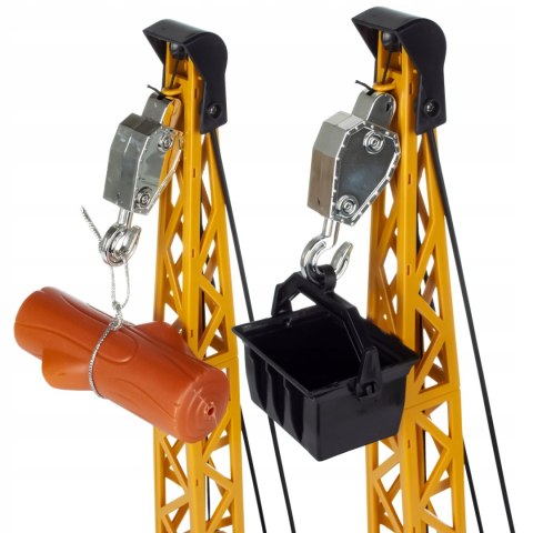 Zdalnie Sterowany Dźwig Żuraw Dla Dzieci Z Pilotem 49Cm Abs 680° Obrót