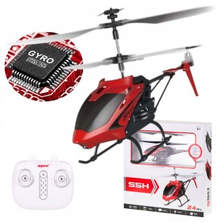 Zdalnie Sterowany Helikopter Dron Syma S5h, Czerwony, 2.4Ghz, Led, Hover