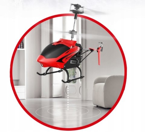 Zdalnie Sterowany Helikopter Dron Syma S5h, Czerwony, 2.4Ghz, Led, Hover