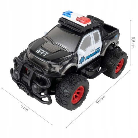 Zdalnie Sterowany Jeep Policyjny Rc Dla Dzieci, Terenowy, Skala 1:22, 6+