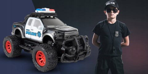 Zdalnie Sterowany Jeep Policyjny Rc Dla Dzieci, Terenowy, Skala 1:22, 6+