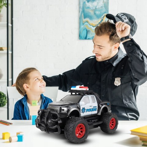 Zdalnie Sterowany Jeep Policyjny Rc Dla Dzieci, Terenowy, Skala 1:22, 6+