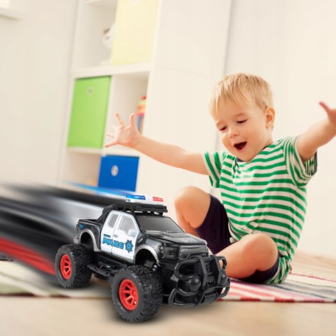 Zdalnie Sterowany Jeep Policyjny Rc Dla Dzieci, Terenowy, Skala 1:22, 6+