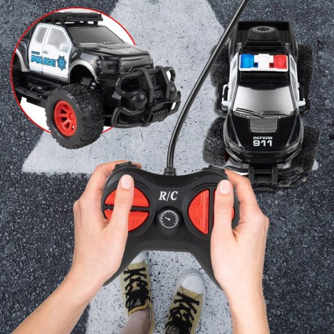 Zdalnie Sterowany Jeep Policyjny Rc Dla Dzieci, Terenowy, Skala 1:22, 6+