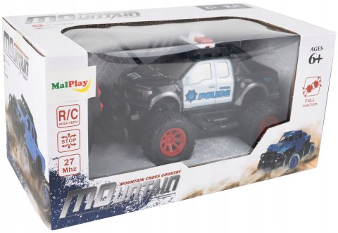Zdalnie Sterowany Jeep Policyjny Rc Dla Dzieci, Terenowy, Skala 1:22, 6+