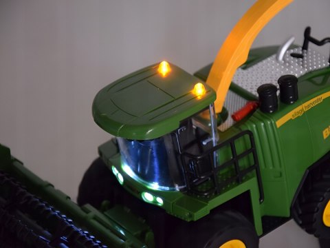 Zdalnie Sterowany Kombajn Bizon Rc Z Dymem, Światłami I Dźwiękiem 72 Pilot