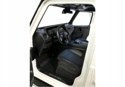 Zdalnie Sterowany Mercedes-Amg G63 1:14 Led, Gumowe Koła, Abs, Białe Auto