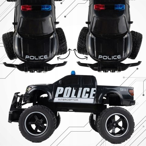 Zdalnie Sterowany Policyjny Monster Truck Hummer Z Efektami Dźwiękowymi