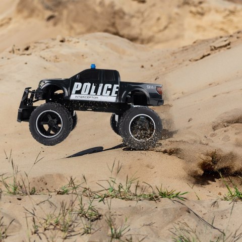 Zdalnie Sterowany Policyjny Monster Truck Hummer Z Efektami Dźwiękowymi