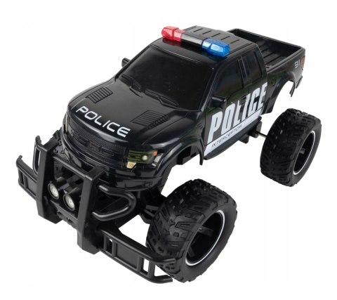 Zdalnie Sterowany Policyjny Monster Truck Hummer Z Efektami Dźwiękowymi