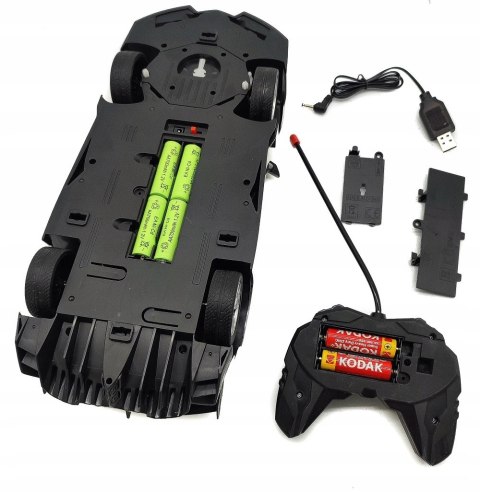 Zdalnie Sterowany Samochód Auto Rc 1:12 Led, 35Cm, Pilot, Akumulator 60Min