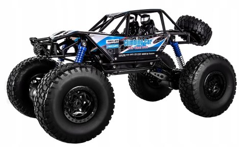 Zdalnie Sterowany Samochód Auto Terenowy 4X4 Crawler 1:10 Niebieski 48Cm