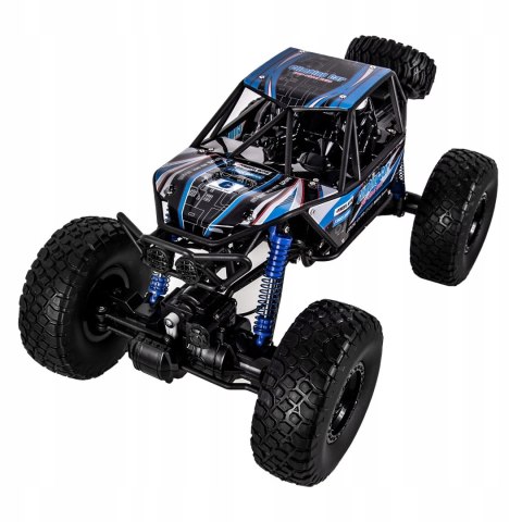 Zdalnie Sterowany Samochód Auto Terenowy 4X4 Crawler 1:10 Niebieski 48Cm