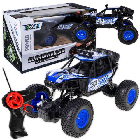 Zdalnie Sterowany Samochód Auto Terenowy Rock Crawler Z Gumowymi Oponami