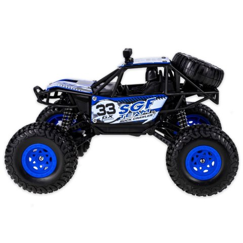 Zdalnie Sterowany Samochód Auto Terenowy Rock Crawler Z Gumowymi Oponami
