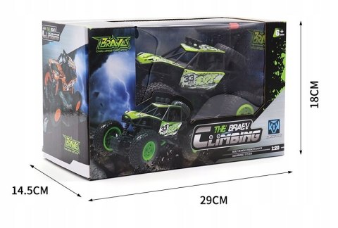 Zdalnie Sterowany Samochód Auto Terenowy Rock Crawler Z Gumowymi Oponami