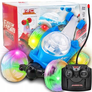 Zdalnie Sterowany Samochód Kaskaderski Twister 360° Led 27Mhz Dla Dzieci