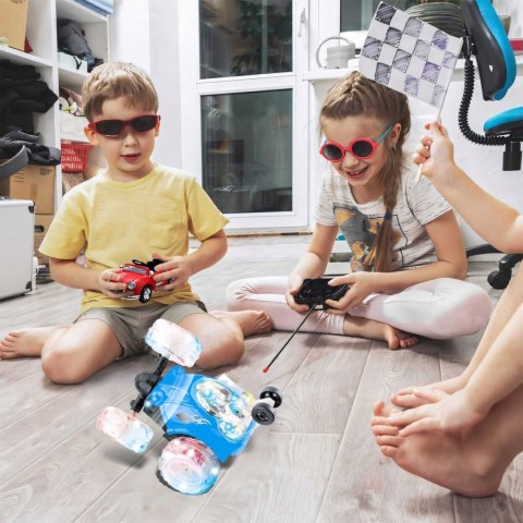 Zdalnie Sterowany Samochód Kaskaderski Twister 360° Led 27Mhz Dla Dzieci