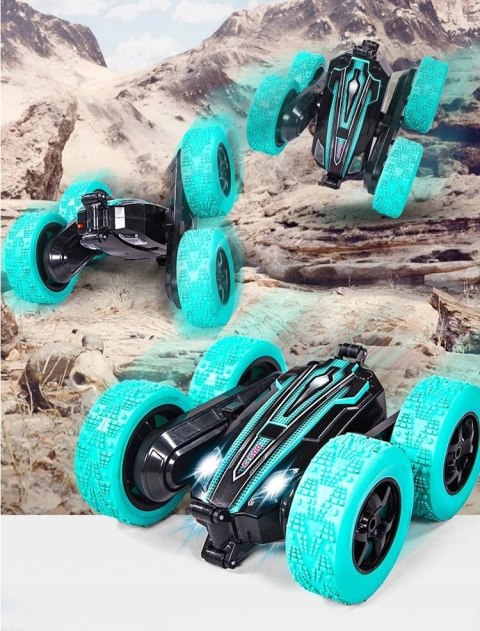 Zdalnie Sterowany Samochód Kaskaderski Twister Z Led, 360° Obrót, 2 Kolory
