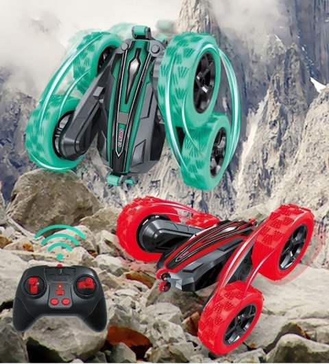 Zdalnie Sterowany Samochód Kaskaderski Twister Z Led, 360° Obrót, 2 Kolory