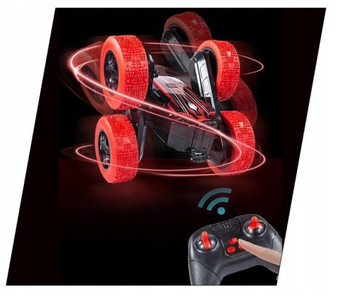 Zdalnie Sterowany Samochód Kaskaderski Twister Z Led, 360° Obrót, 2 Kolory