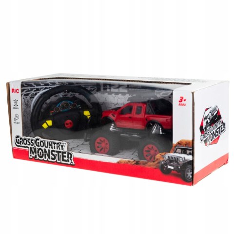 Zdalnie Sterowany Samochód Rc Country Monster Z Pilotem I Gumowymi Kołami