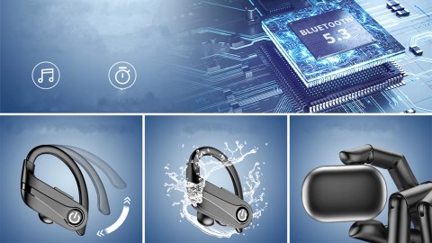 Bezprzewodowe Słuchawki Bluetooth 5.3 Tws Z Powerbankiem I Redukcją Szumu