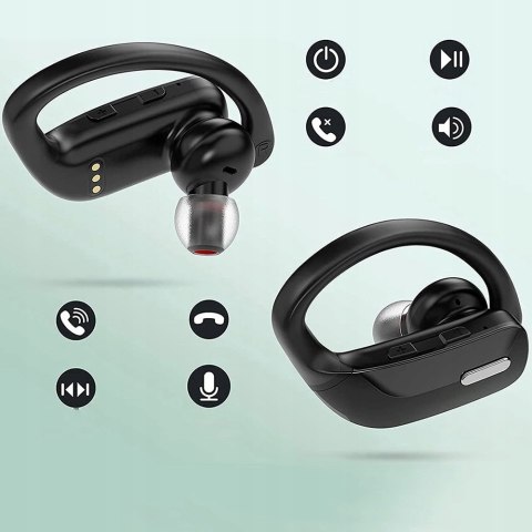 Bezprzewodowe Słuchawki Bluetooth Tws T17 Z Redukcją Szumów Etui Ładującym
