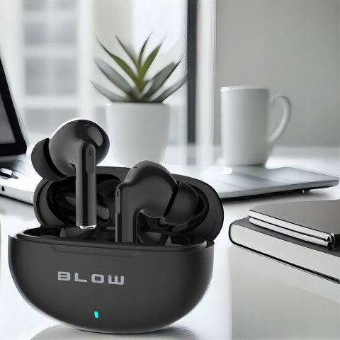 Bezprzewodowe Słuchawki Douszne Bluetooth 5.3 Z Mikrofonem Etui Ładującym