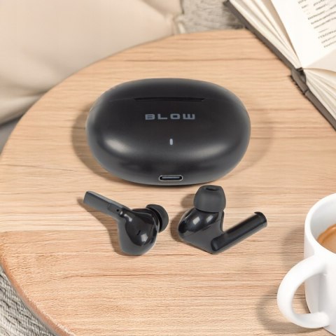 Bezprzewodowe Słuchawki Douszne Bluetooth 5.3 Z Mikrofonem Etui Ładującym
