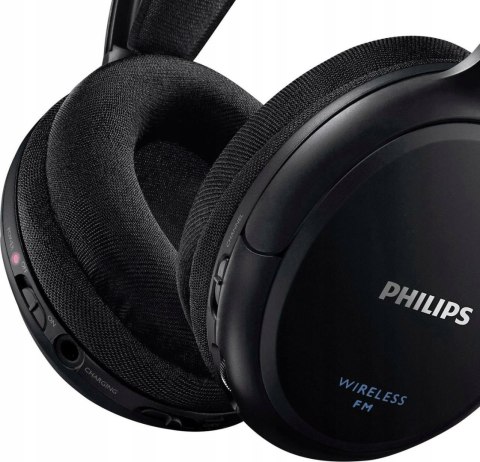 Bezprzewodowe Słuchawki Philips Shc5200/10, Radiowe, 14H Pracy, Czarne