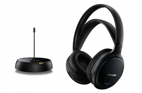 Bezprzewodowe Słuchawki Philips Shc5200/10, Radiowe, 14H Pracy, Czarne